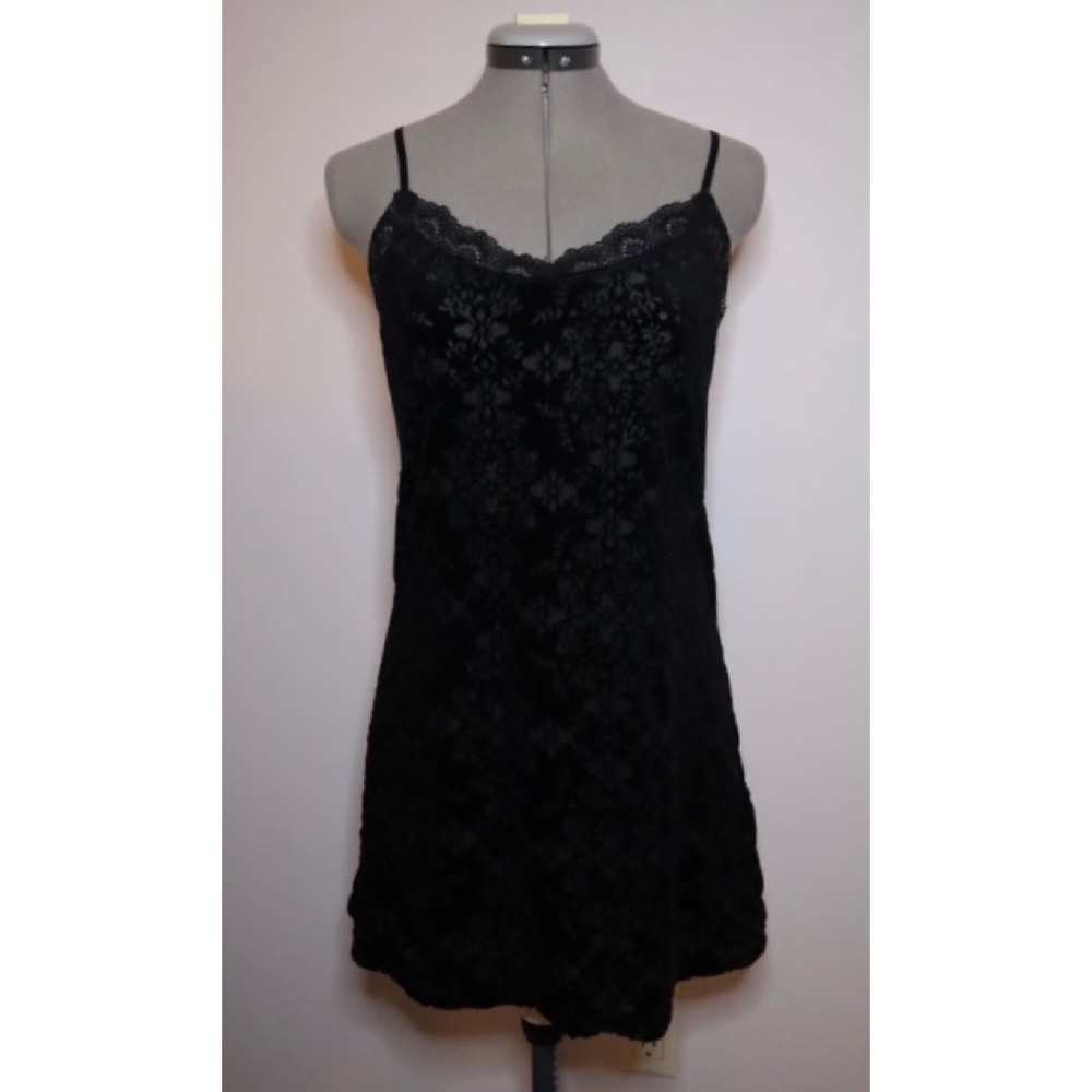 Floral Black Mini Dress